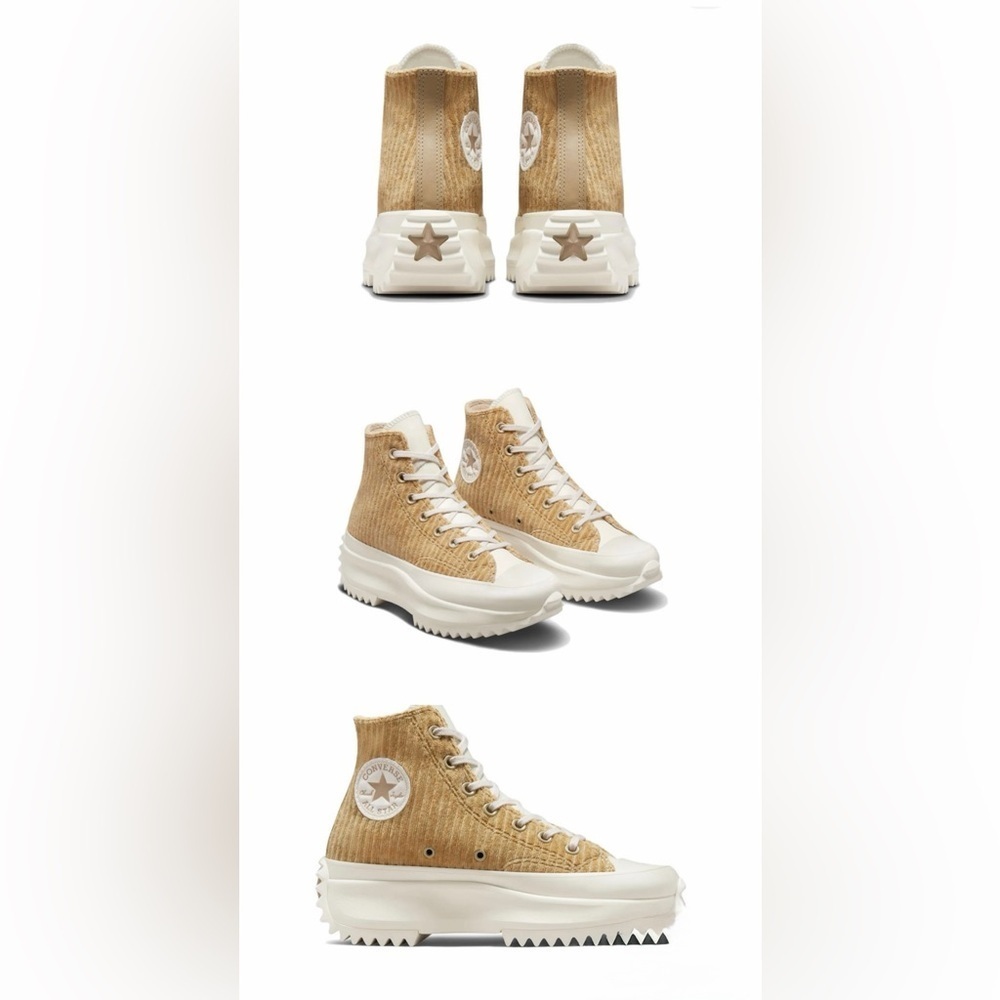 Converse Brown Run Star Hike Sneakers Women’s Platform Shoes Size 7.5